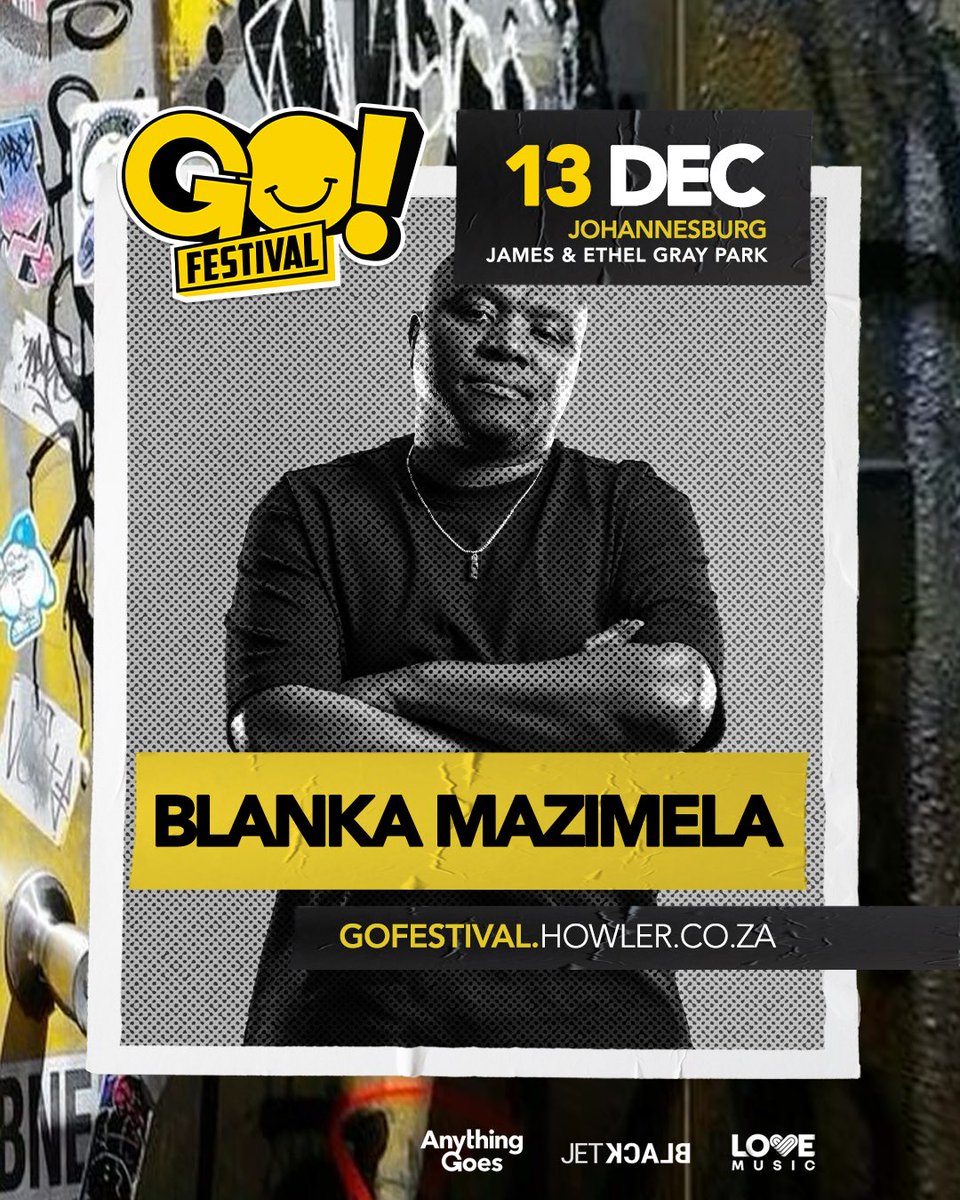 GOFestOfficial's tweet image. An Afro-house afficionado with a knack for crowd control - welcome @BlankaMazimela to the GO! lineup. 

Tickets on sale now at gofestival.howler.co.za

13 December - Johannesbjurg

#LetsGo #GoFestival