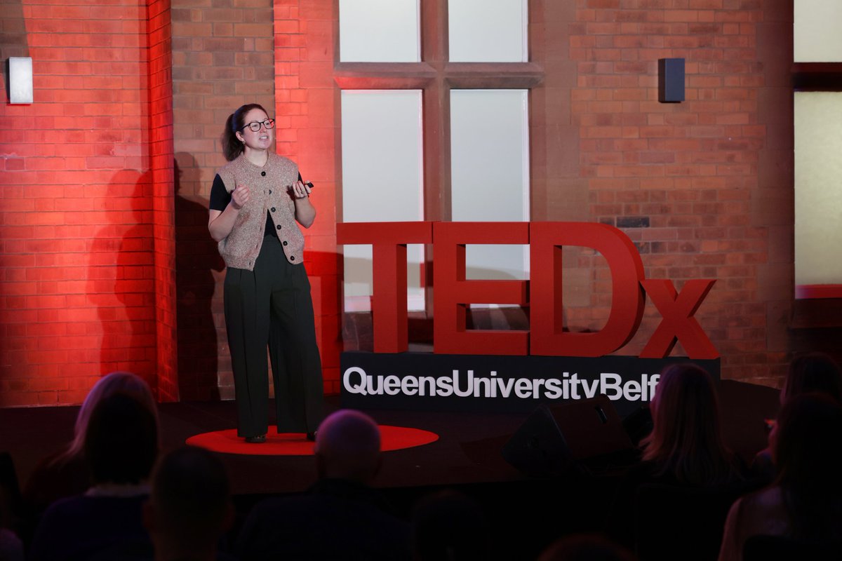 QUBEngagement's tweet photo. First up: Dr Emma Humphries explores how pop culture is reshaping language in her talk “Is Sabrina Carpenter is saving the English language.” 
@QUBelfast | @QUBEngagement | @QUBStaff | @qub_ael | @ModLangs_QUB https://t.co/KzEwhY9ml6