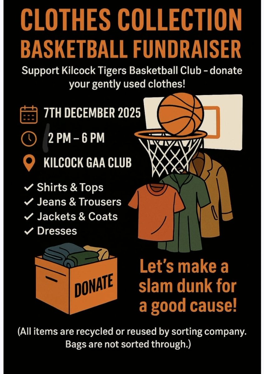 Clothes Collection. Details on flyer.