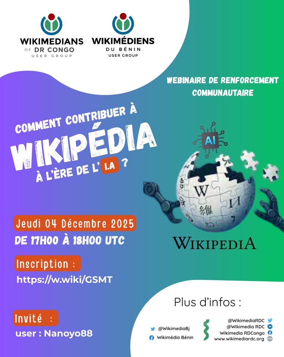 Wikimedia RDC tweet media