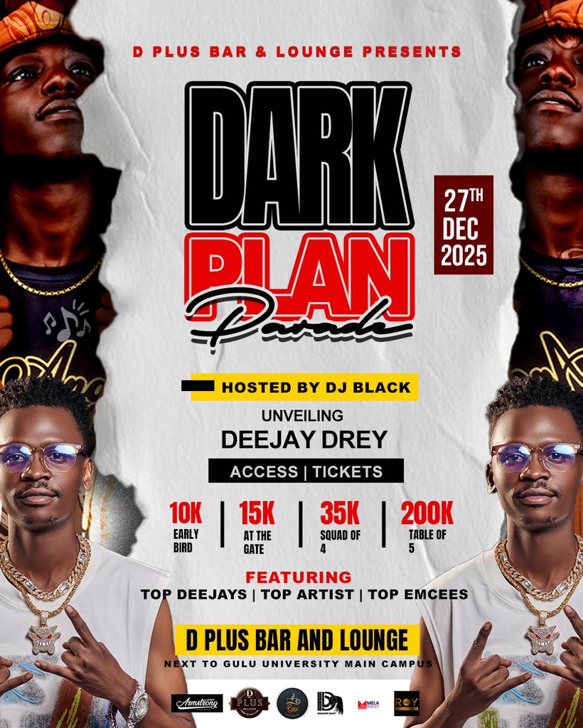 deejayblack10's tweet image. 🔥 Introducing the Youngest &amp;amp; Flyest Deejay for the Dark Plan Parade! 
This December, get ready for pure madness behind the decks!
Call Him DJ Drey
He’ll be spinning the maddest set ever — you don’t want to miss this!
Hosted by: DJ Black
27th December 2025
📍 D Plus Bar
#darkplan