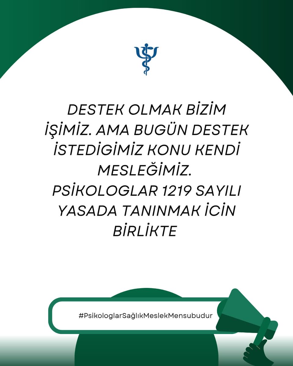 sglkbknpsklari's tweet photo. Biz biliyoruz ve #PsikologlarSağlıkMeslekMensubudur https://t.co/rioOqxWZ63