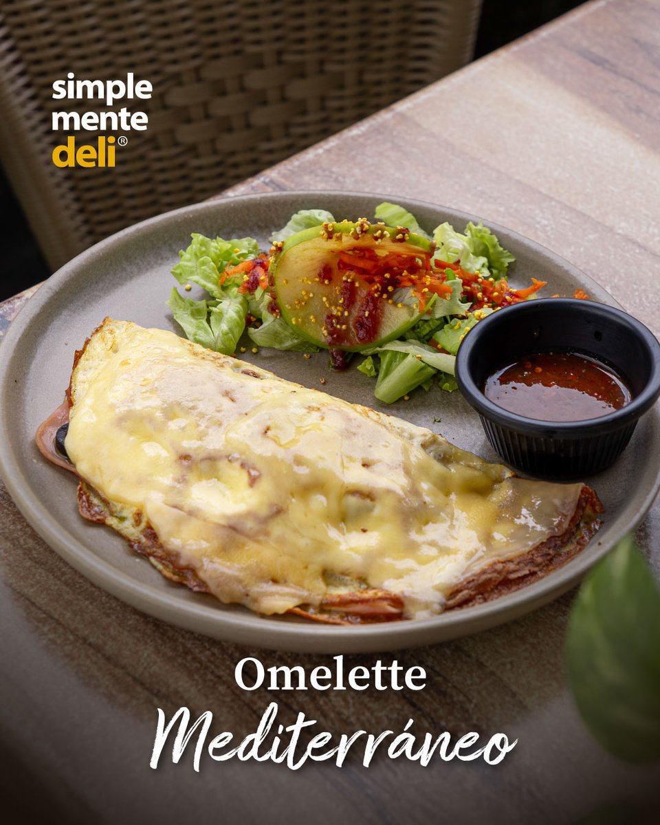 simplementedeli's tweet image. ¡Tu desayuno acaba de subir de nivel! Prueba nuestro Omelette Mediterráneo🥚 ¡Advertencia: puede causar felicidad instantánea! 😎

#Simplemenedeli #OmeletteMediterráneo #DesayunoConFlow #FoodieMood #SaborQueAlegra