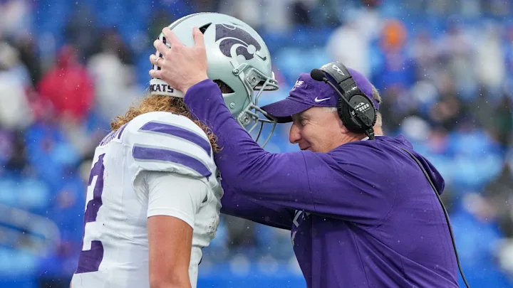 tillery_joe's tweet photo. I'll never forget this man's devotion and love for his players, staff, and for Kansas State. Thank you, Head Coach Chris Klieman https://t.co/KN8qt4ej6r