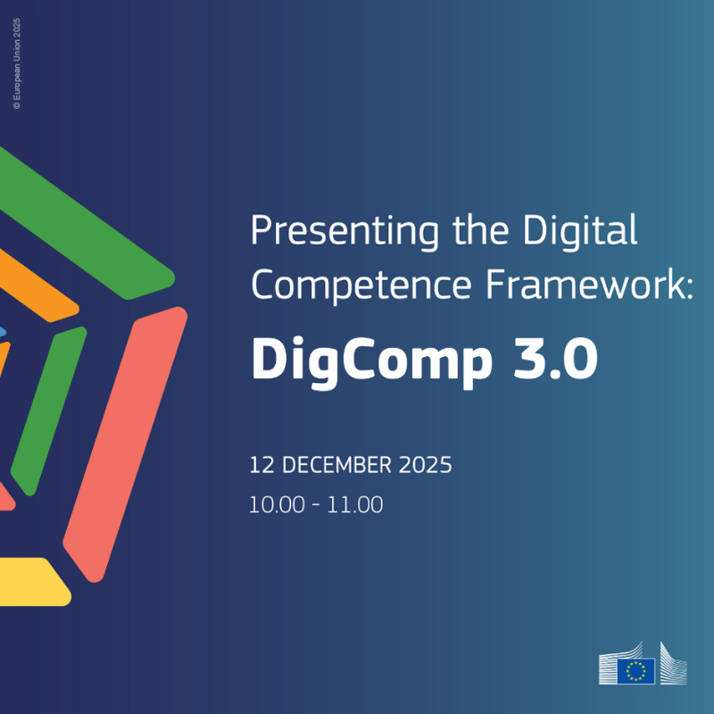 EUDigitalEdu's tweet photo. 📢The new Digital Competence Framework is out! The new edition describes what is needed to be digitally competent in today's society and features AI, cybersecurity, disinformation, wellbeing &amp; more.

Explore the framework &amp; register to the launch event: https://t.co/VHZGPMDhIU