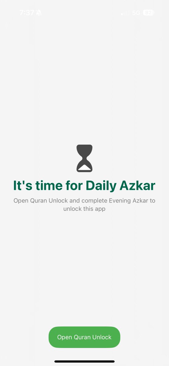 KalyfaMuhd's tweet image. 🎉  Quran Unlock now supports daily azkar blocks 

once configured, you&apos;ll have to complete your morning or evening adhkar to unblock your apps. 

available for iOS users 
existing users should update their app

👇🏾

apps.apple.com/ng/app/quran-u…