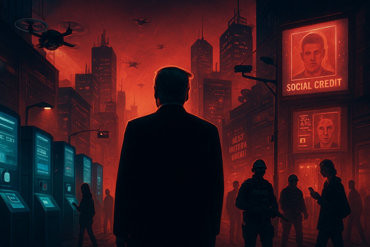 -Digital IDs
-Tokenization
-Biometric tracking
-Palantir surveillance
-Medical tracking apps
-Algorithmic censorship
-Automated license plate readers

Trump loves calling other countries ‘hellholes,’ but building a technocratic hellhole at home is totally fine.