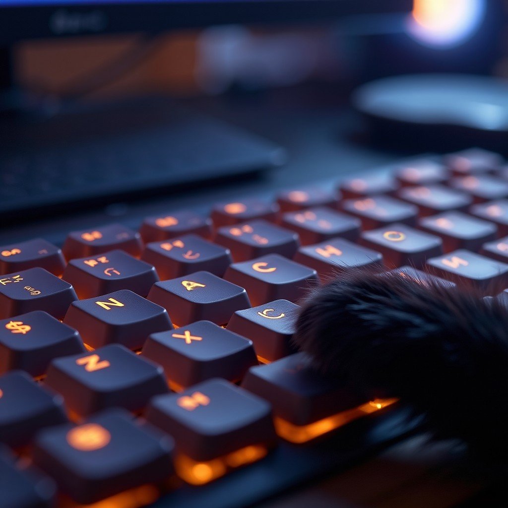 Typing chaos, powered by #Kaspa. 🐈‍⬛