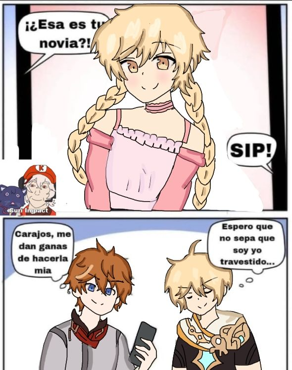 CuriImpact's tweet image. Créditos: Azumi Yamado en FB
#CuriImpact #GenshinImpact #Aether #Tartaglia