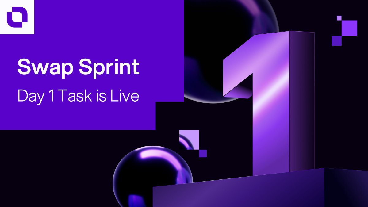 Swap Sprint Day 1 has officially kicked off.

• Tweet about joining the Mento Swap Sprint
• Make your first trade and mention the pair you started with (e.g cKES/ cREAL)
• Tag <a href="/MentoLabs/">Mento (fx/acc)</a>, and drop your proof in Discord

For more updates, join → discord.gg/mentofx