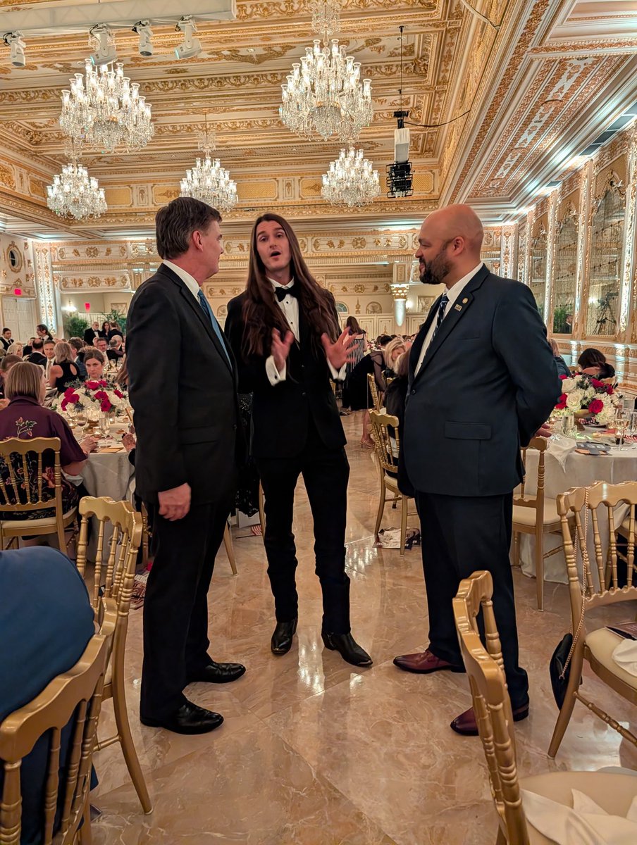 Thank you very, very much to <a href="/prageru/">PragerU</a> for the invitation to Mar-a-Lago for their annual gala. 

Grateful for the opportunity &amp; promise to continue putting boots on the ground — literally. 

🤝