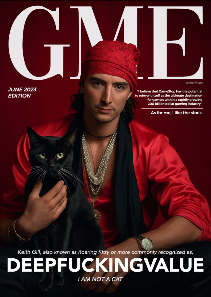 He’ll be back, I know it $GME