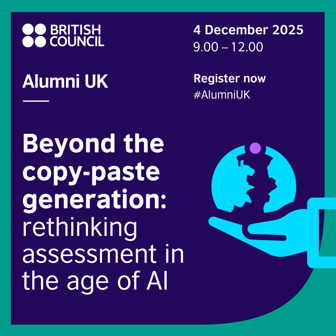 ps_British's tweet photo. 24-Hour Reminder!
Our webinar “Beyond the Copy-Paste Generation: Rethinking Assessment in the Age of AI” is happening tomorrow!
Register here:
https://t.co/Gz8RFXRI0A
#AI #UKAlumni https://t.co/pEPj15plJk