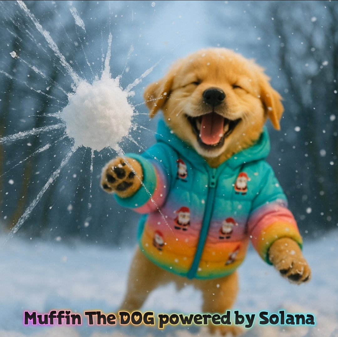 ❄️ Muffin starts the first official Snowball Fight on X! 🐶💙

I just hit 
<a href="/derechteTom70/">PolyTox</a> 
<a href="/Tsewang_Dolma22/">Sabine Richter</a>
<a href="/elonmusk/">Elon Musk</a>
with a snowball! 🎯

If you got tagged, you MUST:
1️⃣ Throw a snowball at 3 new friends (tag them)
2️⃣ Use the image below
3️⃣ Keep the chain alive!

Let’s see how