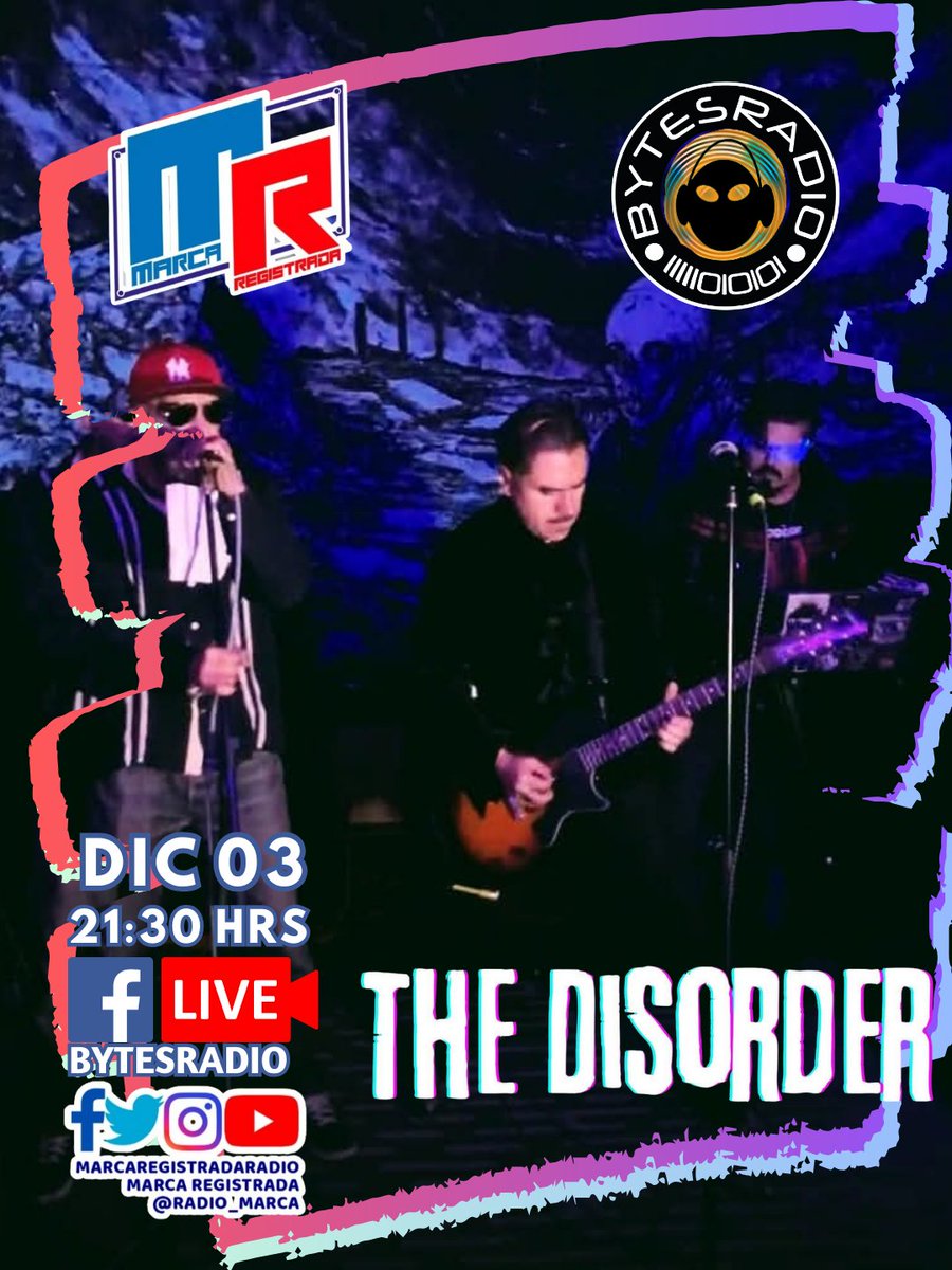 En la segunda parte de nuestro programa de hoy, nos sumergimos en el sonido místico y electrizante de <a href="/TheDisordermx/">Erwin Df</a> que vienen a contarnos todo sobre su más reciente disco: "Black Noise".
🗓️ Nos vemos alrededor de las 21:30 hrs.
📍 Transmisión en directo por <a href="/bytesradiomex/">BYTESRADIO</a>