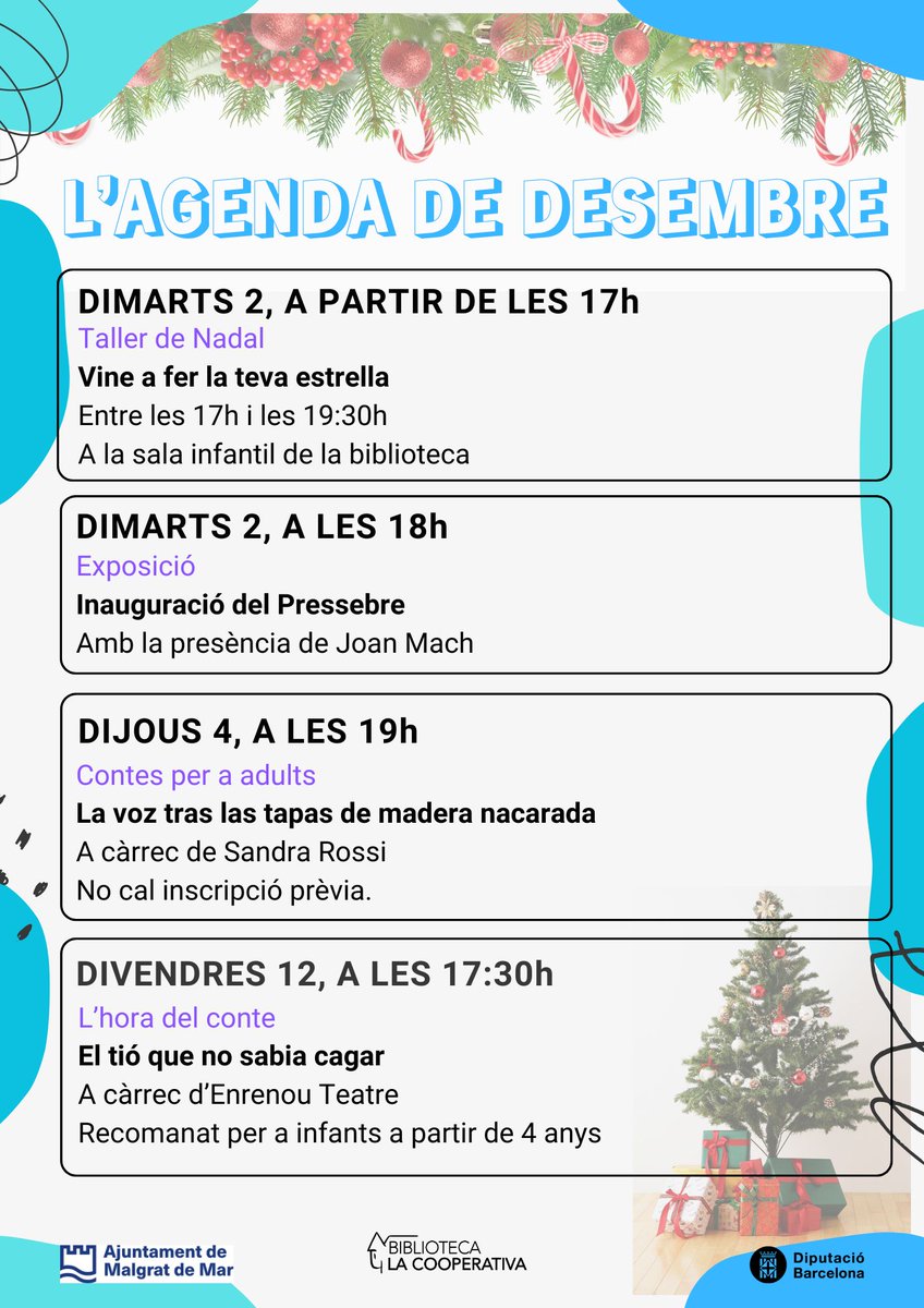 Biblioteca La Cooperativa. Malgrat de Mar tweet media