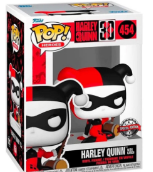 ShesterYT's tweet photo. @GAME_SAC @VideojuegosGAME Hola, quiero comprar el Funko Harley Quinn #454 (Ref web). ¿Me podéis confirmar si el stock actual lleva la pegatina azul de Special Edition o la roja? pregunto porque quizas la imagen del producto en game esta desactualizada porque ahora se usa la azul gracias. https://t.co/1a8khA2XKd