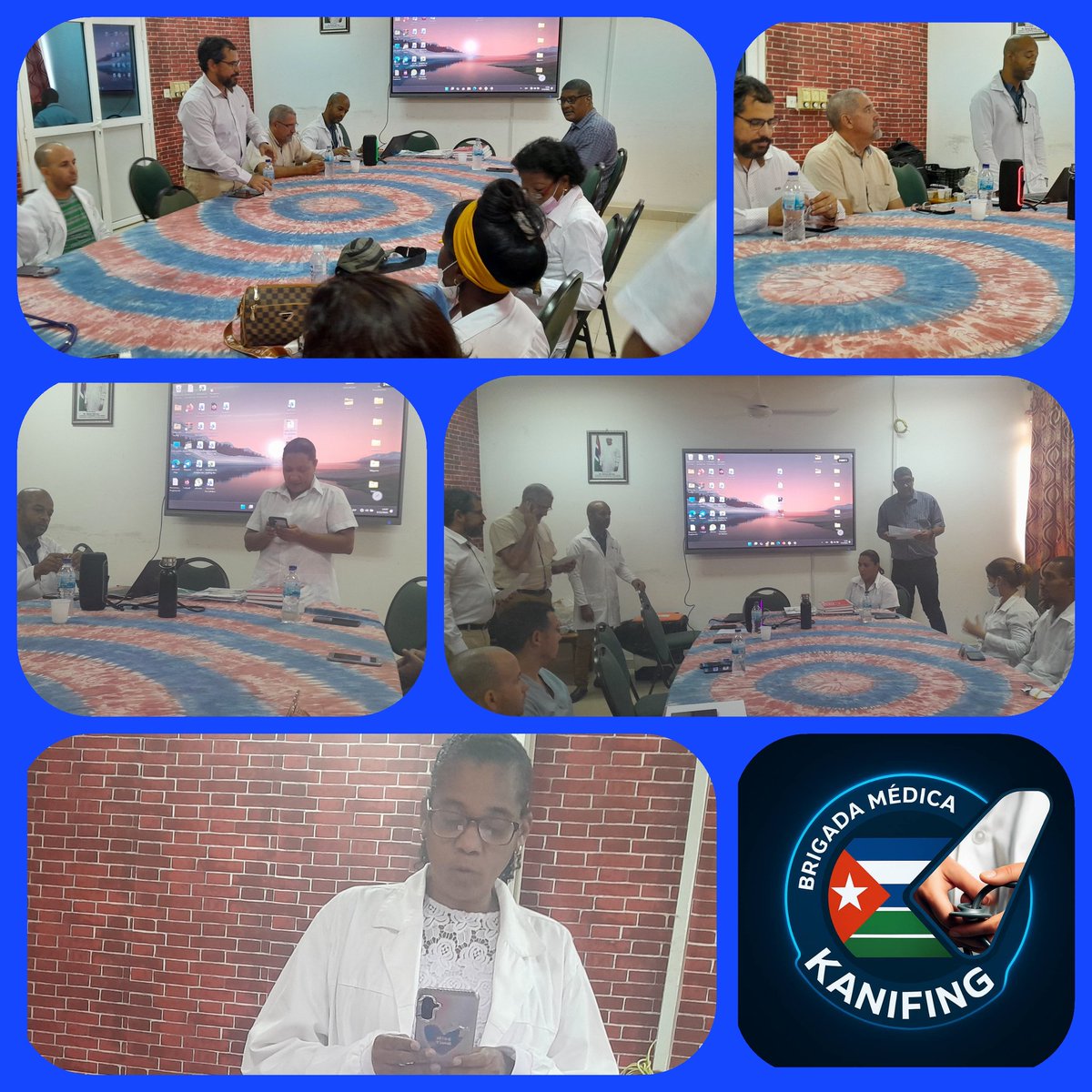 drfernandomatos's tweet photo. La BMC Kanifing en Gambia realiza acto por el Día de la Medicina  Latinoamericana, con la presencia del jefe de la Misión Médica  Dr. Juan Francisco Oquendo y otros invitados. https://t.co/Skf9ASwVWz
