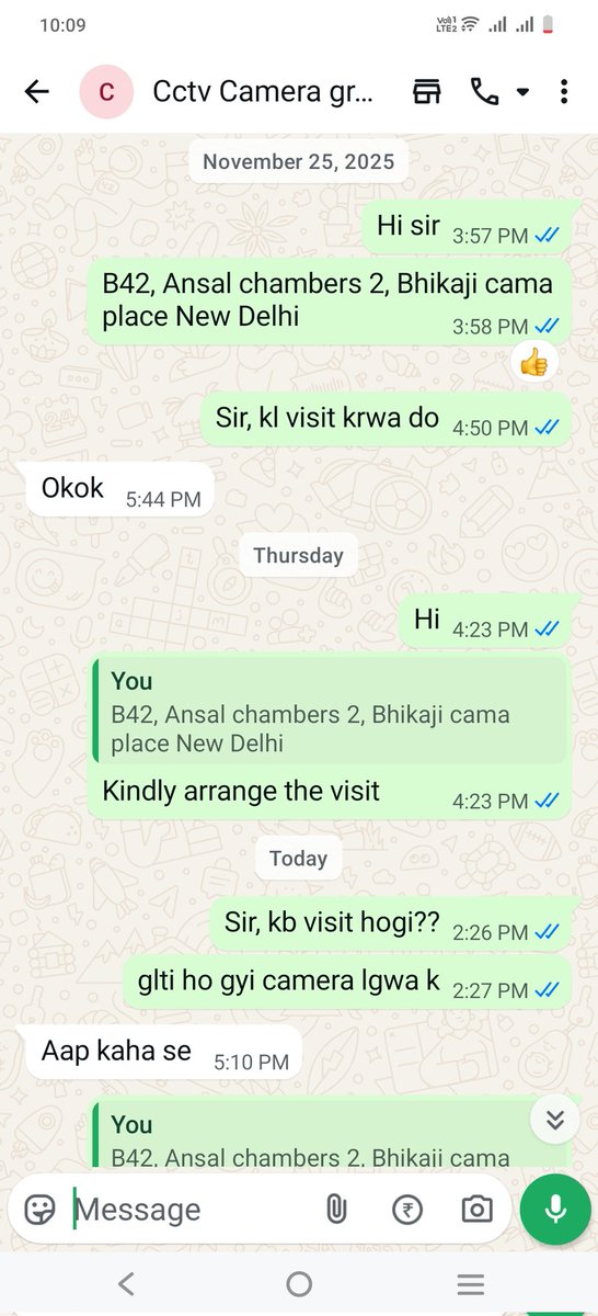 ankit_pb10's tweet image. Worst experience with @cpplusglobal and their distributors.
Called them several times but nobody is taking the responsibility to resolve my issue.
Never recommend #CPPlus cctv camera anymore
@HikvisionHQ kindly arrange a call, i want to replace @cpplusglobal camera with yours