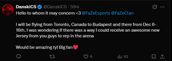 Team Vitality CS tweet media