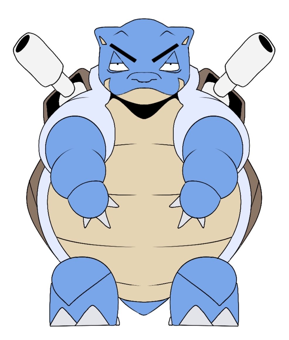 ehclock's tweet image. Big man blastoise