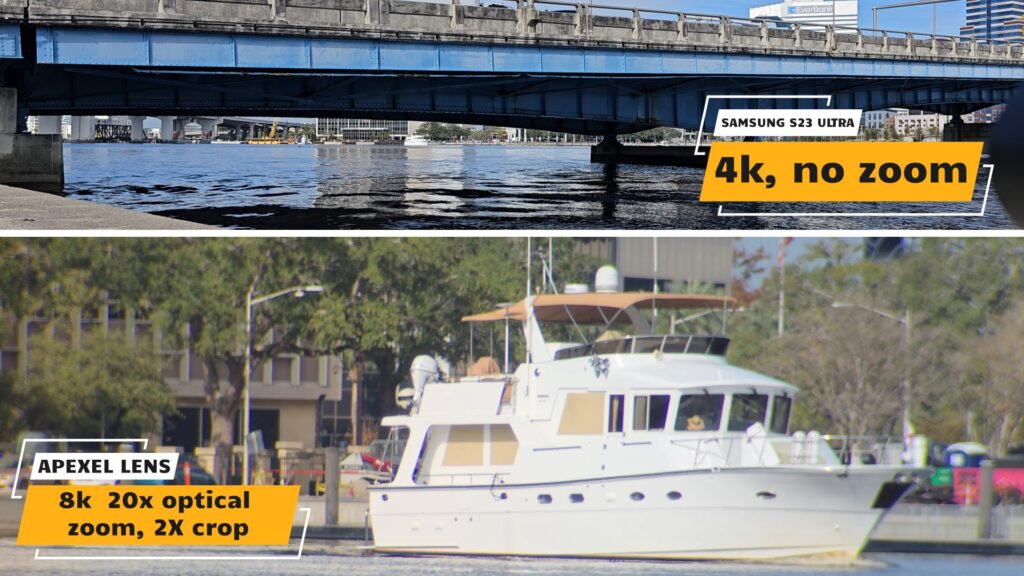 This week I'm testing out a 20-60x optical zoom smartphone lens I've added to my video toolkit to see if smartphones really can replace DSLRs and dedicated camcorders. Video, story: evrider.tv/review-apexel-…