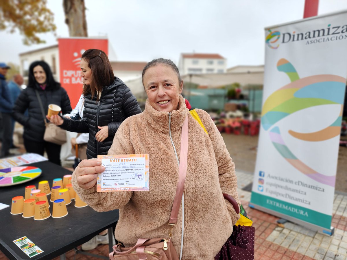 EquipoeDinamiza's tweet photo. 🛒🛍 Nuestro agradecimiento a todas las personas que nos habéis acompañado en las actividades de este proyecto y al Ayuntamiento por contar con el equipo Edinamiza. ¡Muchas gracias!
#EmpresasdeVida #QuintanadelaSerena #ReactivaciónEconómica
✅️ Financiado por @DipdeBadajoz https://t.co/u1sW6CsGP1