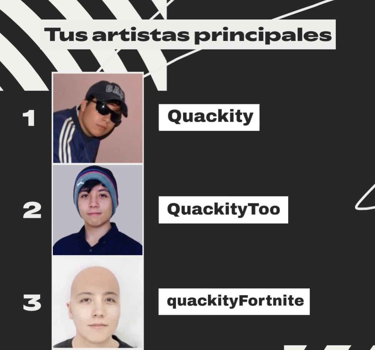 gracias quackity por el mejor spotify wrapped 🔥