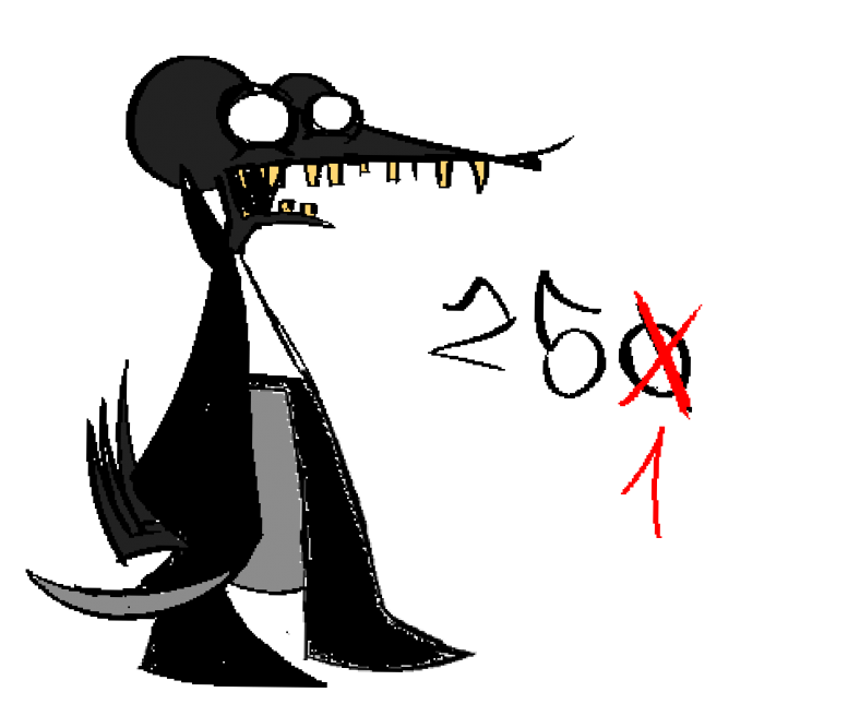 1 day left. 
Also 251 followers special sketch because why not?