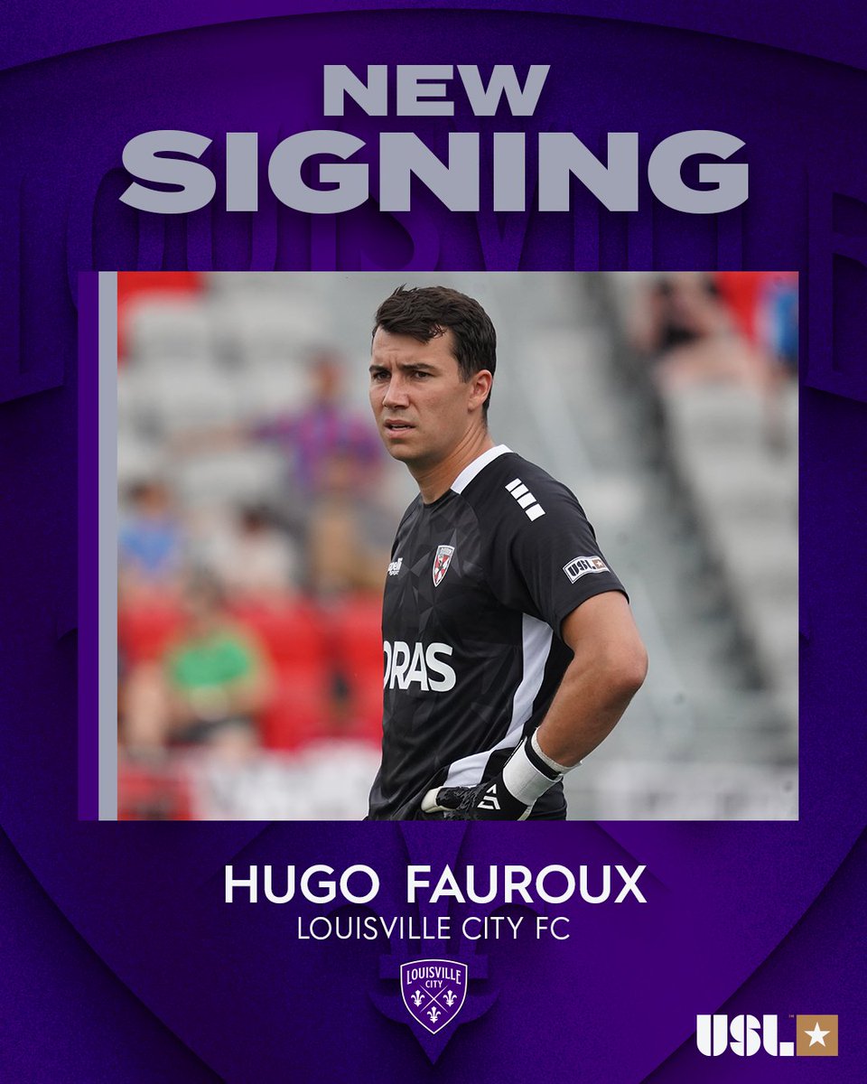 A 𝙛𝙧𝙚𝙨𝙝 addition between the sticks 🧤

<a href="/loucityfc/">Louisville City FC</a> has signed goalkeeper <a href="/HFauroux/">Hugo Fauroux</a> to a multi-year deal ✍️

➡️ bit.ly/3MAsqS2