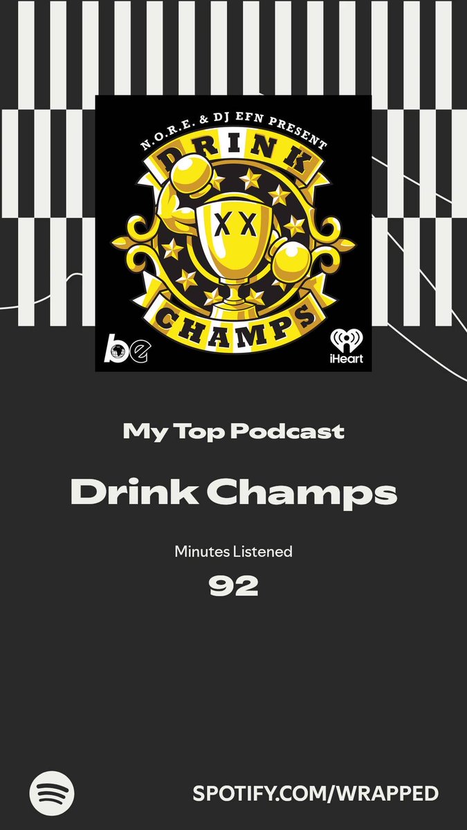 RollaVibez's tweet photo. Drink Champs got my top spot. More in my #SpotifyWrapped.   https://t.co/hdQ5giOlTP https://t.co/WM9Juc7zU9