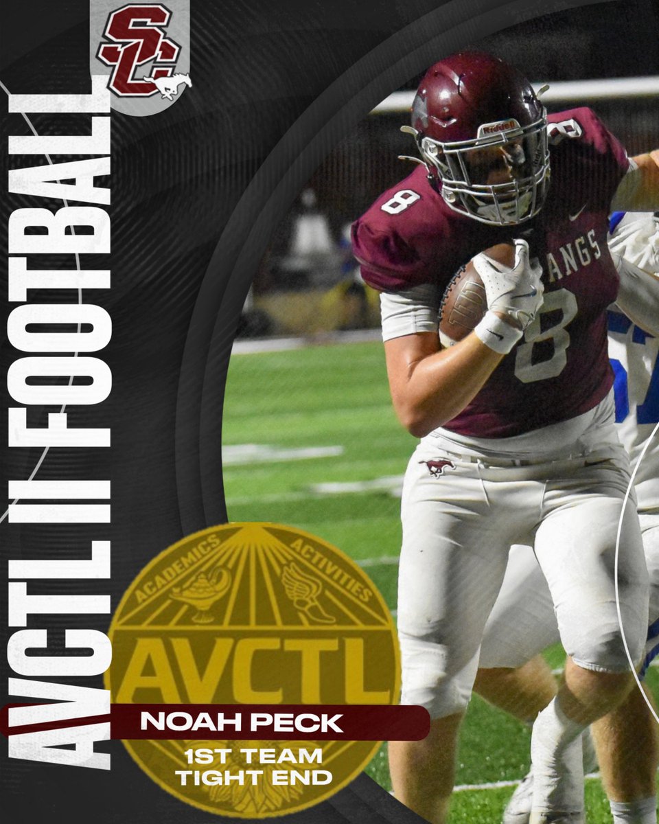 AVCTL ALL-LEAGUE   

Noah Peck | SR  
shorturl.at/mYFs4 

#BUILTDIFFERENT | #PHAST | #STATECHAMPS 🏆