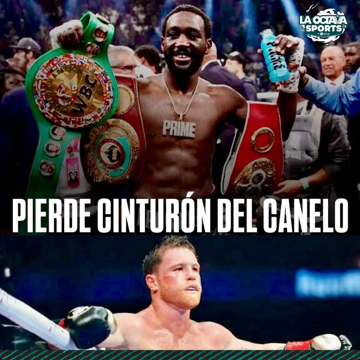 laoctavasports's tweet image. YA NO ES CAMPEÓN INDISCUTIDO❌

El CMB despojó a Terence Crawford del título de las 168 libras que le ganó al Canelo Álvarez‼️🤯

Esto se debe a que el boxeador norteamericano no pagó sus respectivas sanciones al organismo👀🥊

#TeDaMásEmociones #CaneloAlvarez #Crawford