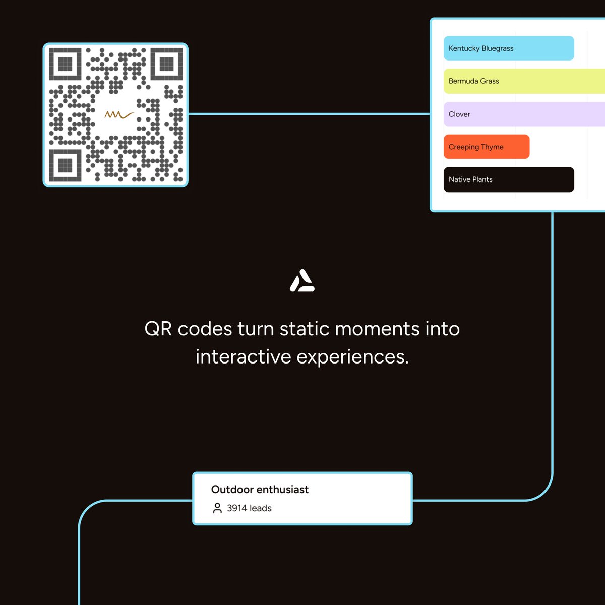 audience_io's tweet photo. QR codes aren’t just for menus anymore. Brands are using them to power sweepstakes, amplify digital engagement, drive signups, and even collect user-generated content.
 Audience’s dynamic QR technology, you can track, change, and optimize campaigns without reprinting a thing. https://t.co/qGSmB687Dr