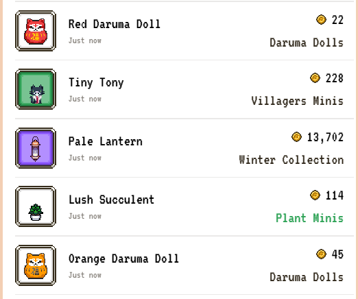 First spin of the Winter season was a hit❄️

Purrfect luck! I just got a some items worth 14,520 KIBBLE (~$31.79) from the gacha machine in <a href="/CatTownBase/">Cat Town</a>!

Try your luck with the onchain Lucky Cat Gacha! cat.town/supermarket?re…