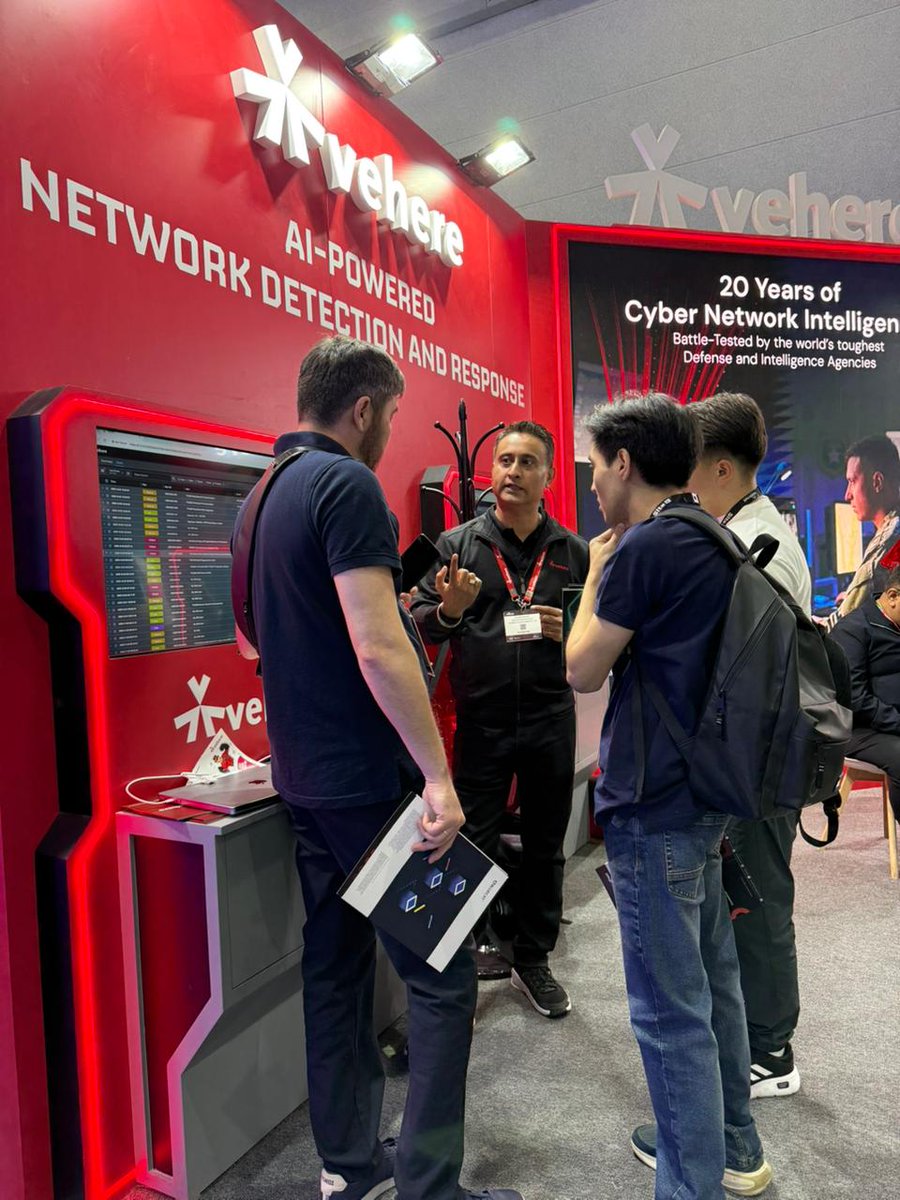 Vehere_Inc's tweet image. Here are a few highlights from BlackHat MEA Day 2...

#BlackHatMEA #Cybersecurity #InfoSec #NDR #Vehere
