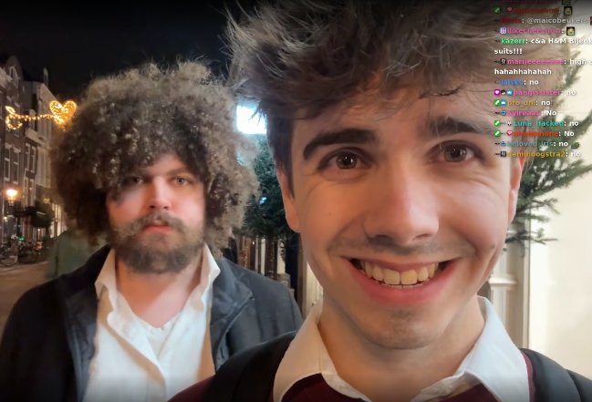 He's right behind me isn't he...