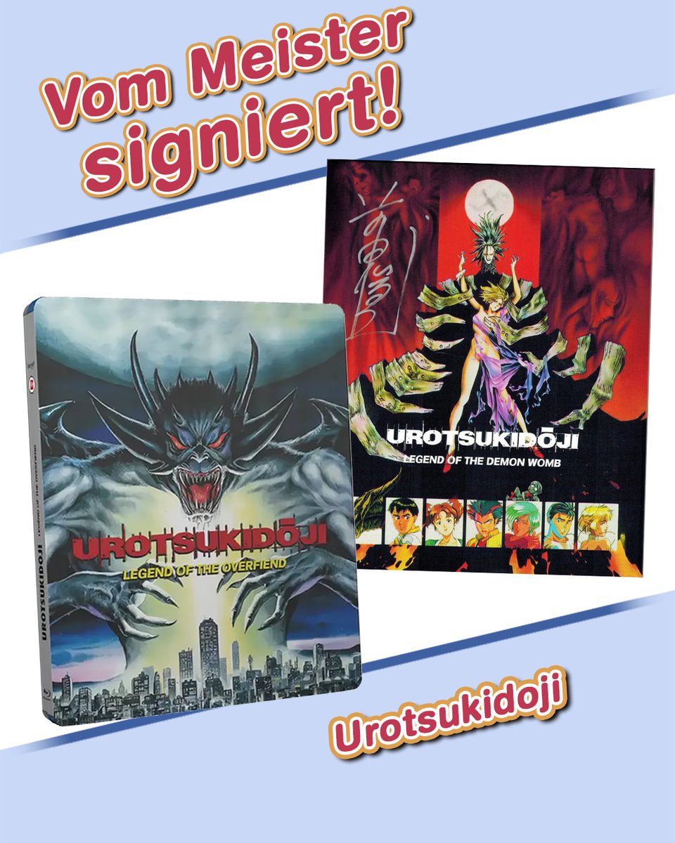 🔥 Bei uns im Shop: Urotsukidoji – vom #Schöpfer Toshio Maeda persönlich handsigniert! 🔥

👉 Bei uns im Shop:
🔗 anime-sugoi.de/18_1

👉 Schöpfer auf Instagram: <a href="/Tentacle_Master/">Toshio Maeda</a> 
👉 Offizielle Website: urotsukidoji.jp/en/

#animesugoi #toshiomaeda #urotsukidoji