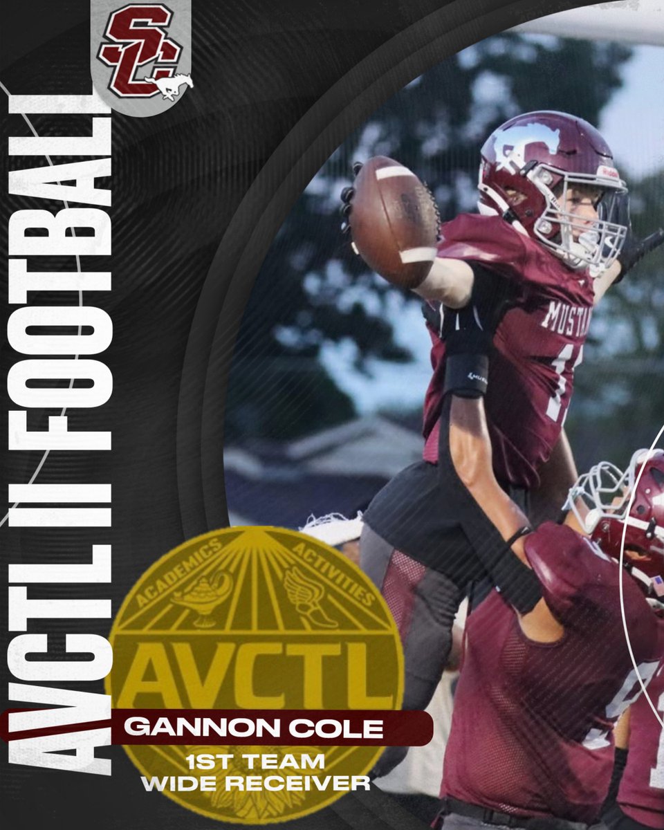 AVCTL ALL-LEAGUE   

Gannon Cole | SR  
shorturl.at/mYFs4 

#BUILTDIFFERENT | #PHAST | #STATECHAMPS 🏆