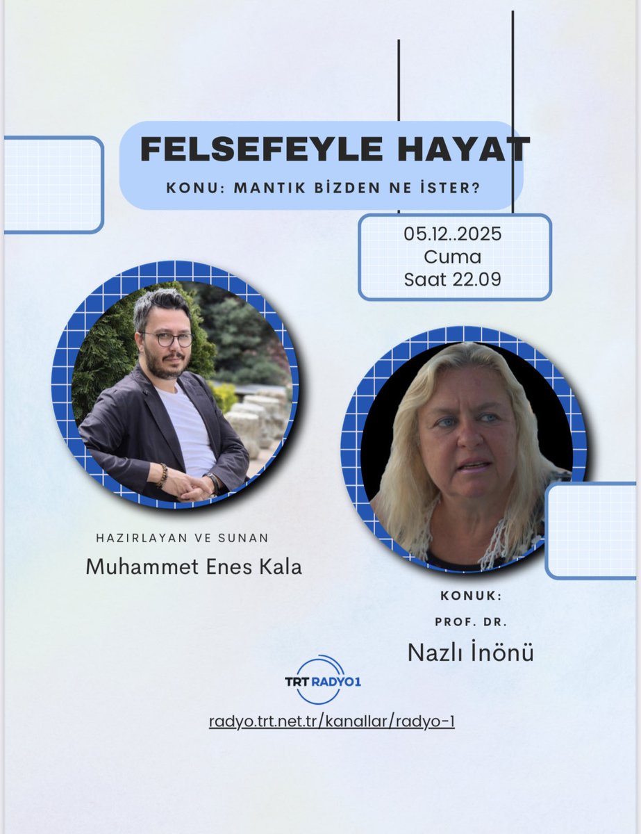 Felsefeyle Hayat’ta bu hafta Nazlı hocamla mantığın bizden, bizim mantıktan istediğimiz şeyleri konuşuyoruz. Mantığın çeşitlenme sürecini, anlam ve doğruluk meselesini, analitik felsefenin mantık alanına katkısını, paradoksların düşünceyi nasıl beslediğini anlamaya çalışıyoruz.