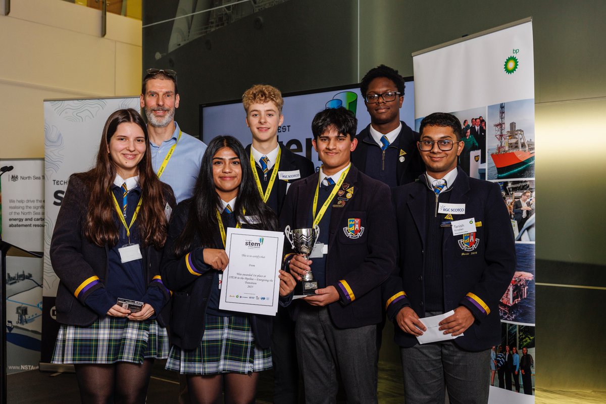 TechFestNews's tweet image. 🎉 Congrats to the winners of  STEM in the Pipeline 2025!

🥇 Robert Gordons College 
 🥈 St Margaret’s School for Girls 
 🏆 Innovative Award: Lochside Academy

Huge thanks to Apache @bp_plc CNOOC International @HarbourEnergy @NSTAuthority SPE  
 
👉techfest.org.uk/.../stem-in-th…