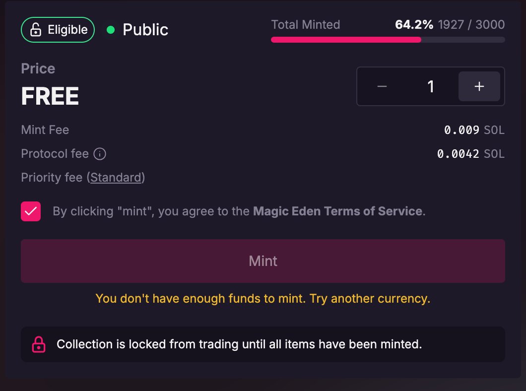 🚀 PUBLIC STAGE HAS STARTED!

MINT NOW: magiceden.io/launchpad/sola…