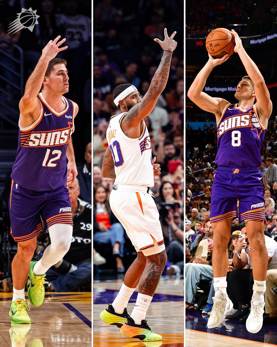 Money from beyond the-arc 🎯

Collin, Royce &amp; Grayson are the first trio of teammates in NBA history to each make 50+ three pointers at a 40% mark or higher through the first 20 games of a season!