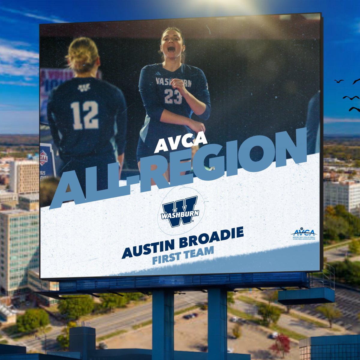 IchabodVB's tweet photo. All-Region Bods! 🔥

Congratulations to Austin and Bella on earning AVCA All-Region honors for the first time in their careers! #GoBods https://t.co/EfXbsrPmXW