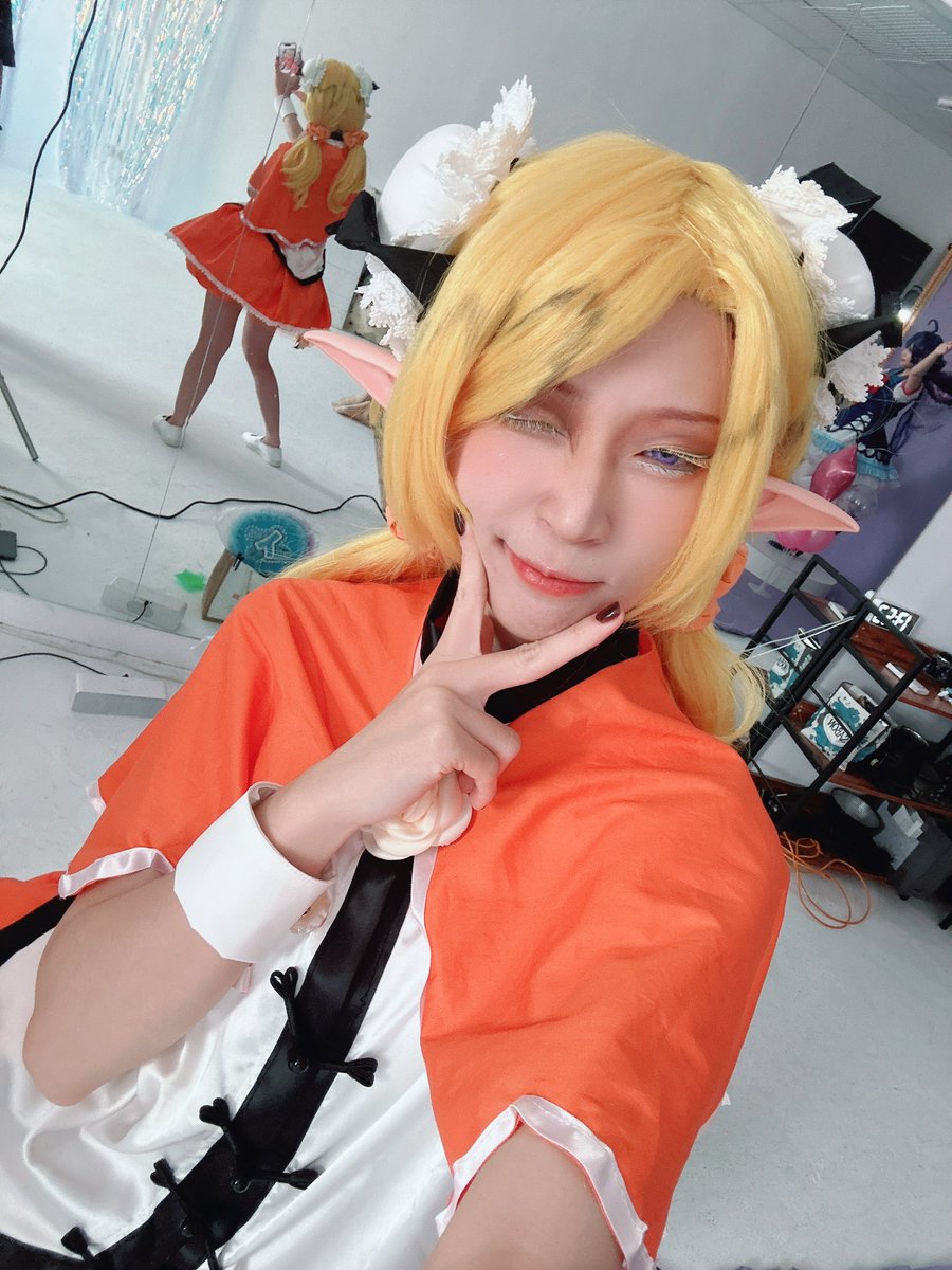 SanMiQI's tweet photo. 終於去當了惡抖露😈🧡💛 https://t.co/TU0ajsW278