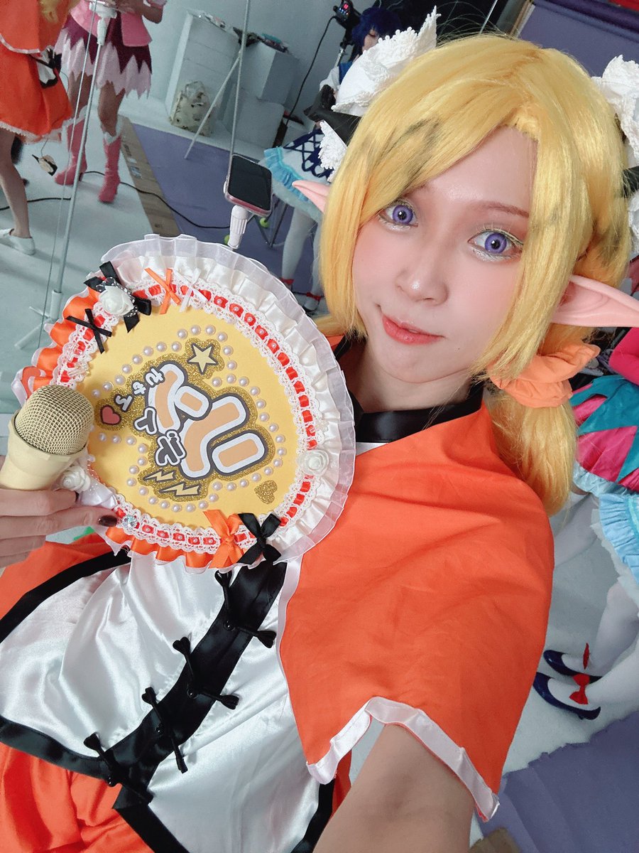 SanMiQI's tweet photo. 終於去當了惡抖露😈🧡💛 https://t.co/TU0ajsW278