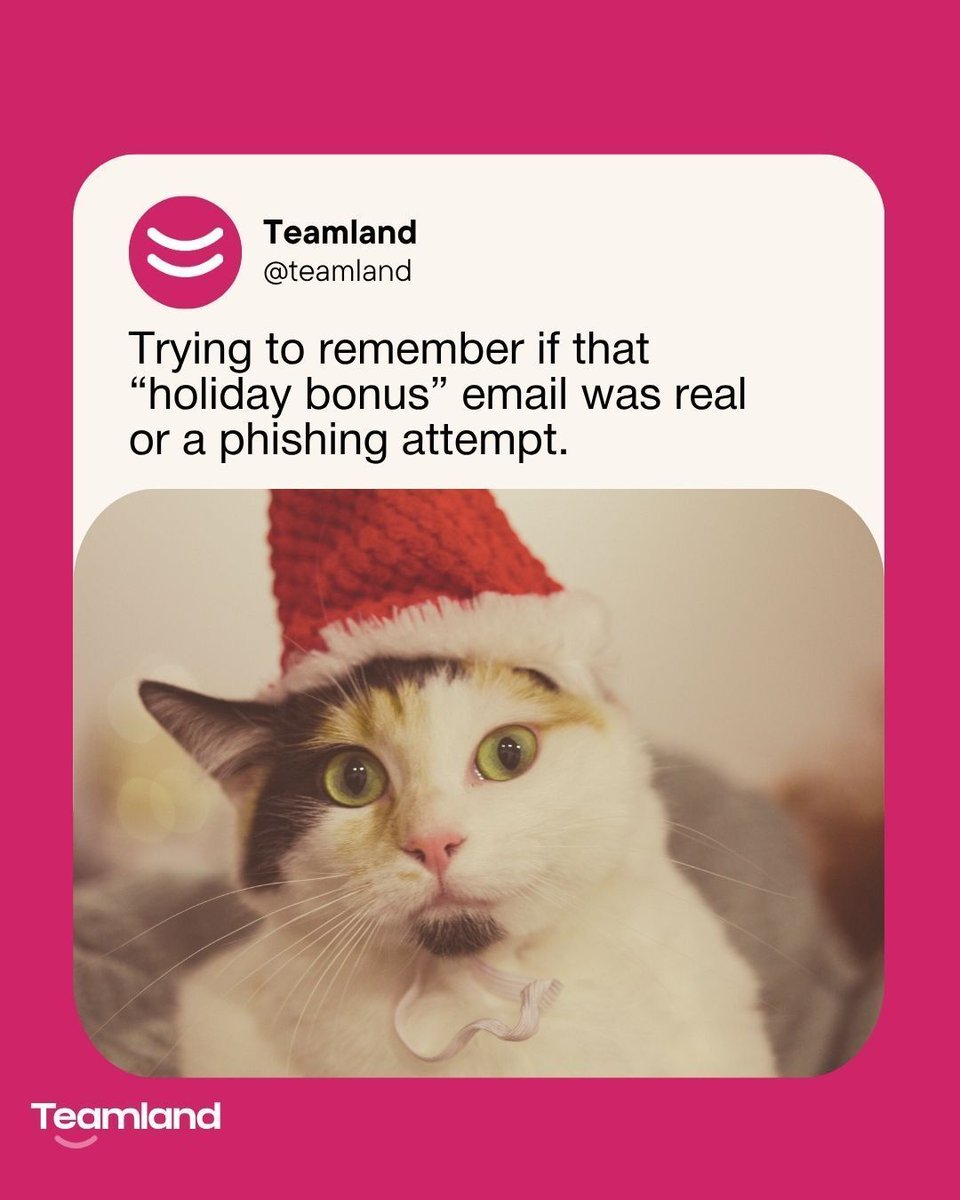 ourTeamland's tweet image. Holiday miracles come in the form of verified senders. 💌

#Teamland #WorkHumor #office #funny