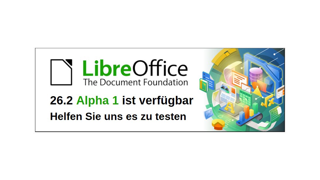 LibreOfficeDE's tweet image. Unser nächstes großes #LibreOffice-Update kommt im Februar! Helfen Sie mit, die neuen Funktionen zu testen und Probleme zu melden, damit wir die endgültige Version absolut stabil machen können:
qa.blog.documentfoundation.org/2025/12/03/lib…
#foss #opensource #freesoftware