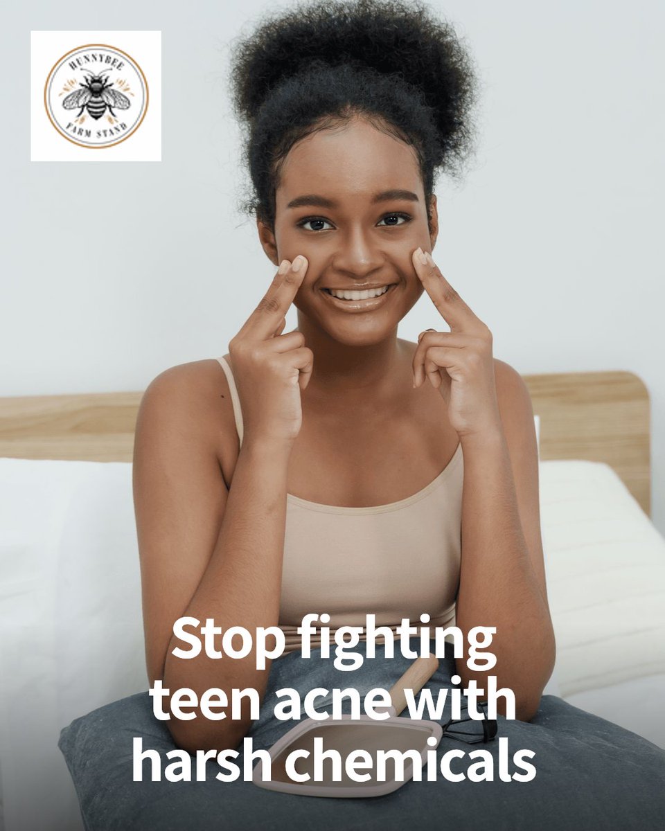 HunnyBeeSkin's tweet photo. Teen acne doesn't have to be a battle. Honey and neem soothe and clear skin gently but effectively.

Stop chasing gimmicks. Shop HunnyBee Farm Stand and feel what REAL skincare feels like.

Want REAL results? Shop Now https://t.co/KTjLiuUFj6 https://t.co/LGJq0D2qaJ