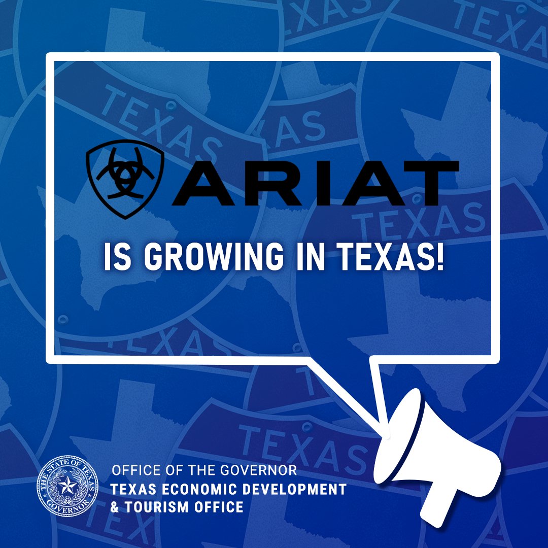 UPDATE: <a href="/Ariat/">Ariat International</a> will expand their regional headquarters in Fort Worth, creating 150 new jobs and more than $8.9 million in capital investment! Congratulations to <a href="/FortworthEDP/">Fort Worth Economic Development Partnership</a>  and <a href="/CityofFortWorth/">City of Fort Worth</a> on this significant win! More here: bit.ly/4rFDptK